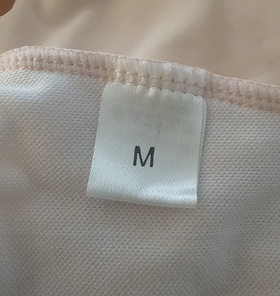 Pretty Garden. Light Pink. One Piece U Neckline Swimsuit. Size Medium. NWT. - Picture 6 of 9